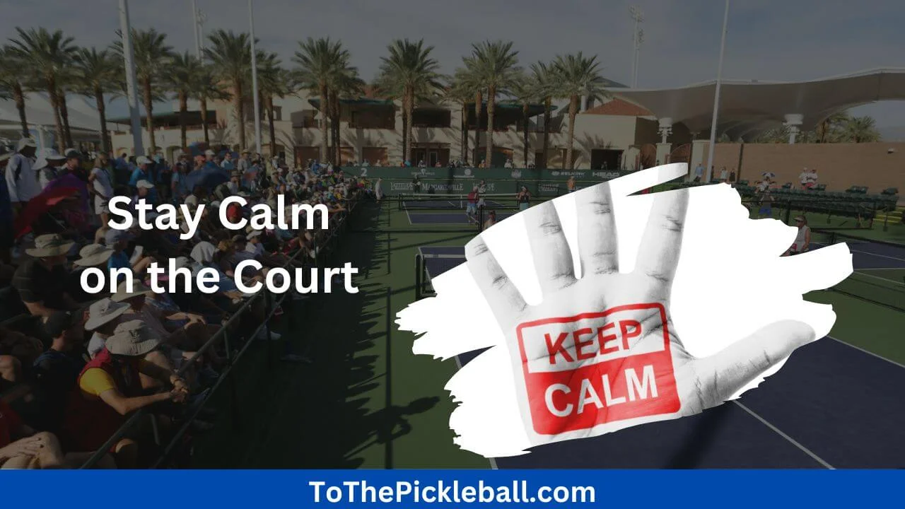 Staying Calm on the Pickleball Court Tips for Improving Your Game